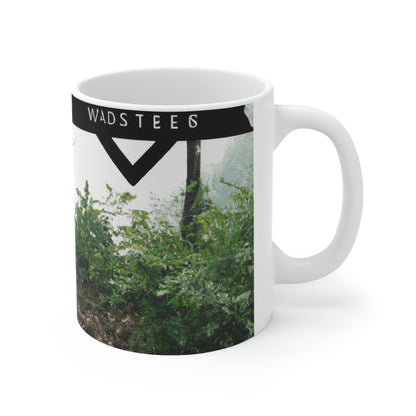 "Lost in Time: Exploring Forgotten Memories Through Wanderlust" - The Alien Ceramic Mug 11 oz