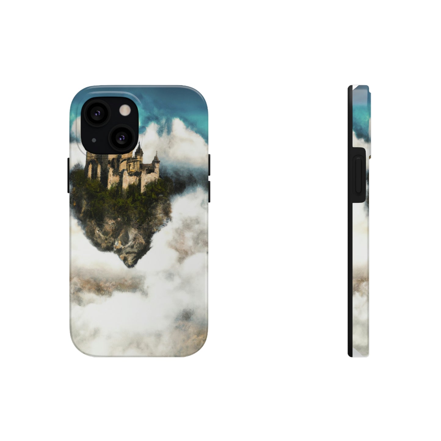 Mystic Castle in the Sky - Die Alien Tough Phone Cases