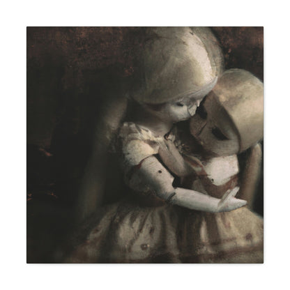 "A Melancholy Tango of Two Dolls" - The Alien Canva