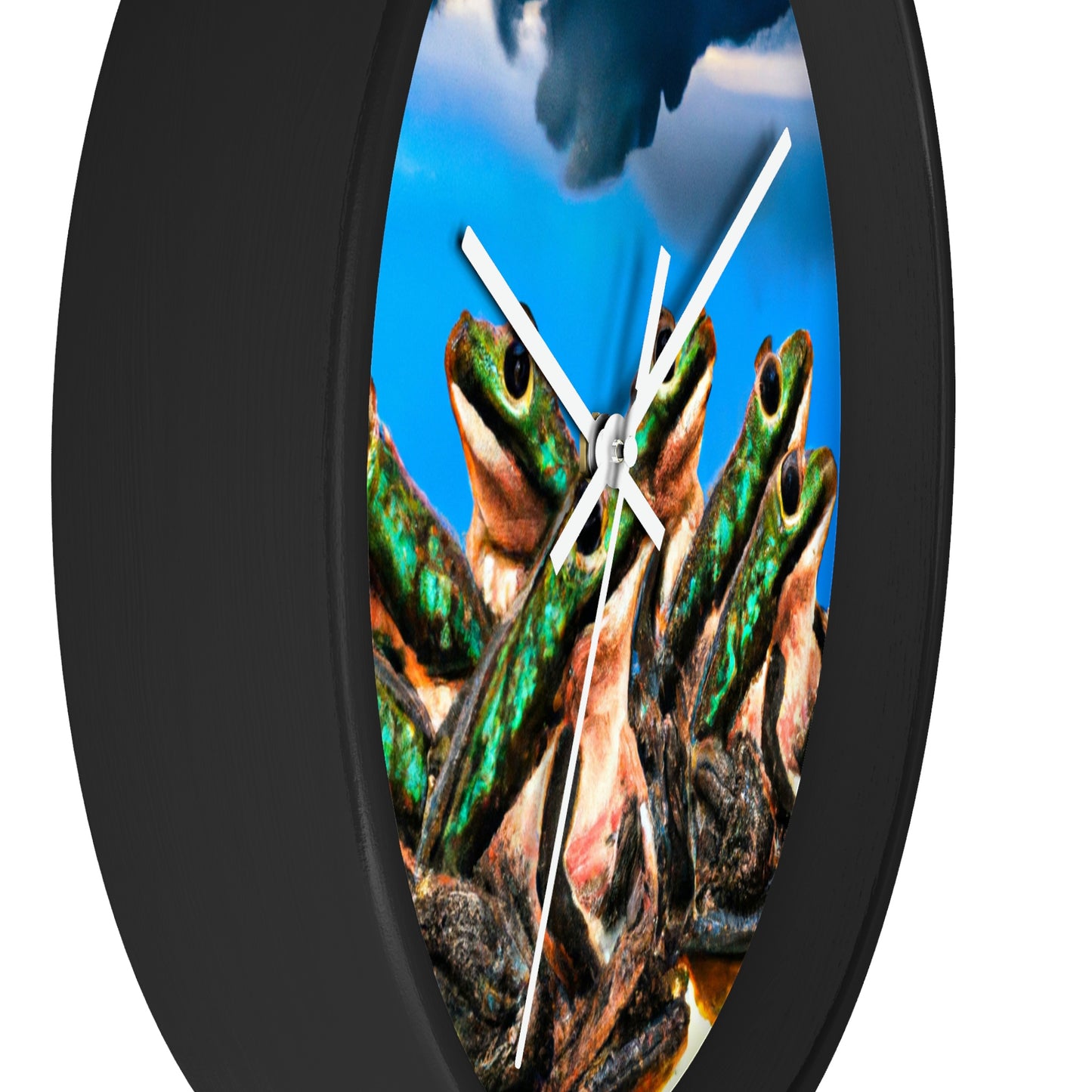 "A Frog Chorus in the Thunderstorm" - The Alien Wall Clock