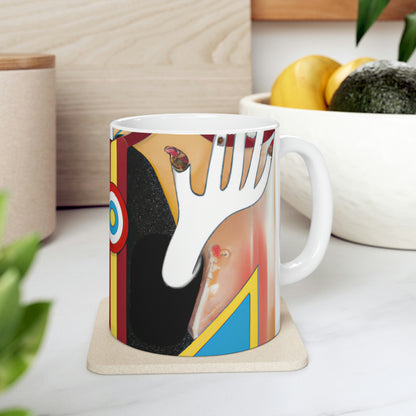 "A Storm Unleashed by the Magician's Spell" - The Alien Ceramic Mug 11 oz