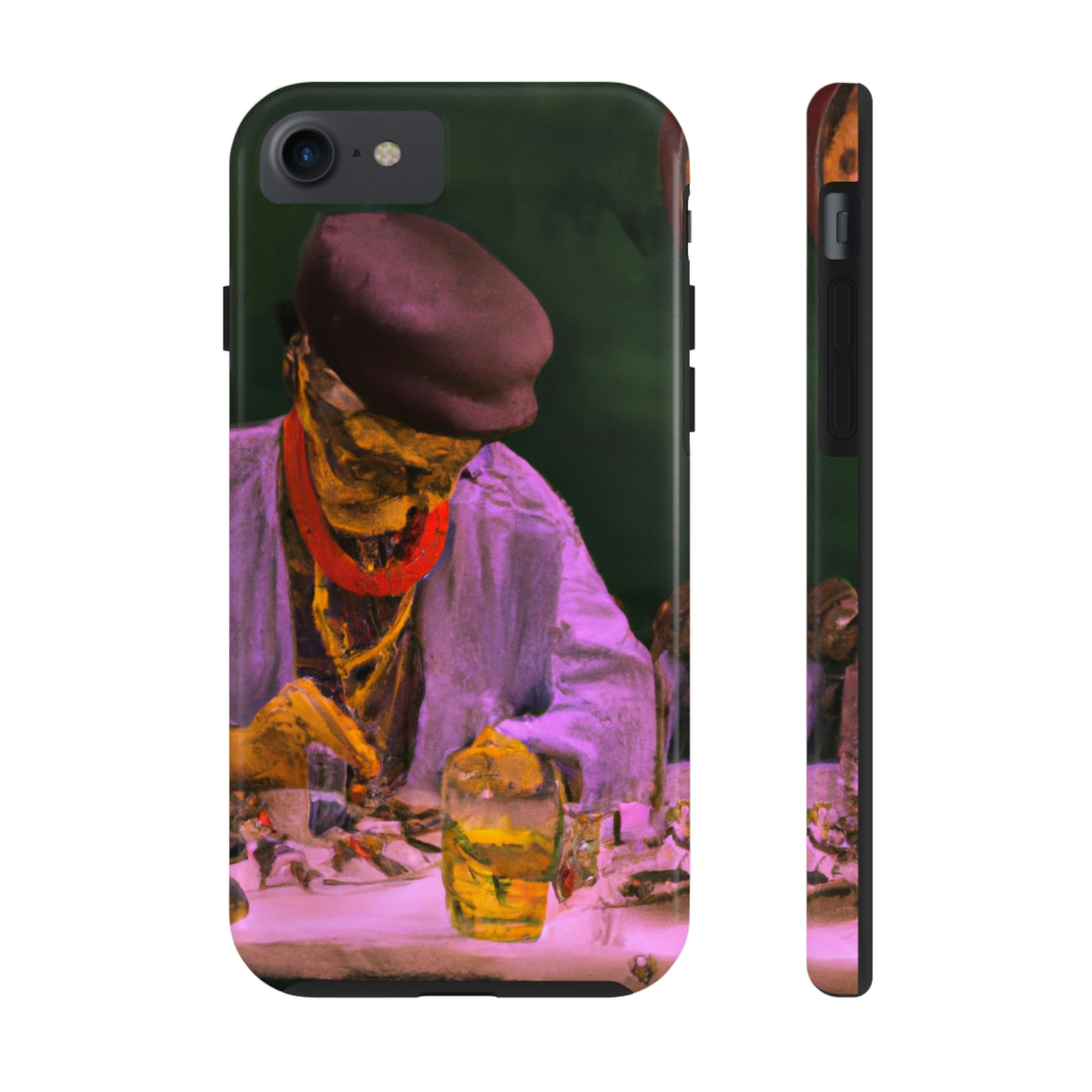 "Ein Meister des Ausbesserns: Ein älterer Uhrmacher, der eine antike Uhr restauriert" - The Alien Tough Phone Cases