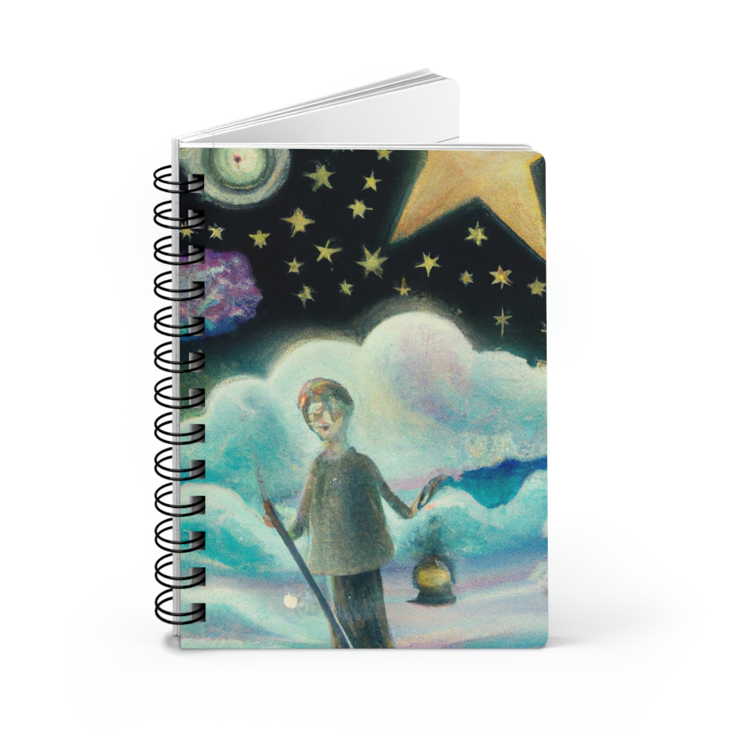 "Un mar de diamantes en la noche" - The Alien Cuaderno encuadernado en espiral