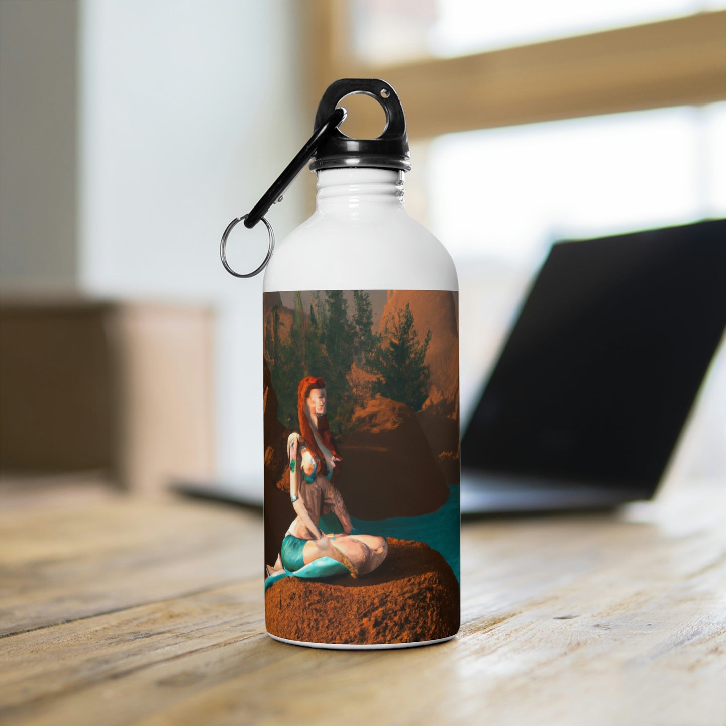 "Mermaid in the Mirage" - The Alien Stainless Steel Water Bottle