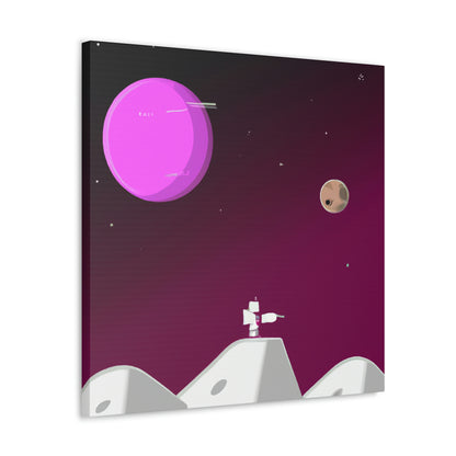 "Una odisea lunar: explorando otro mundo" - The Alien Canva