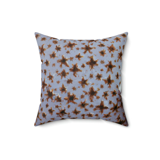 "A Small Adventurer Among Giant Stars" - The Alien Square Pillow