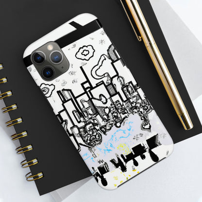 "Ghostly Haze: The Forgotten City". - The Alien Tough Phone Cases