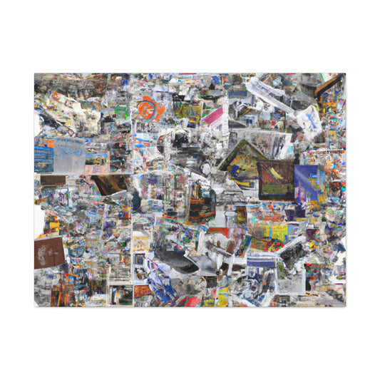 Newspaper Crafts: 3D Collages - Canvas