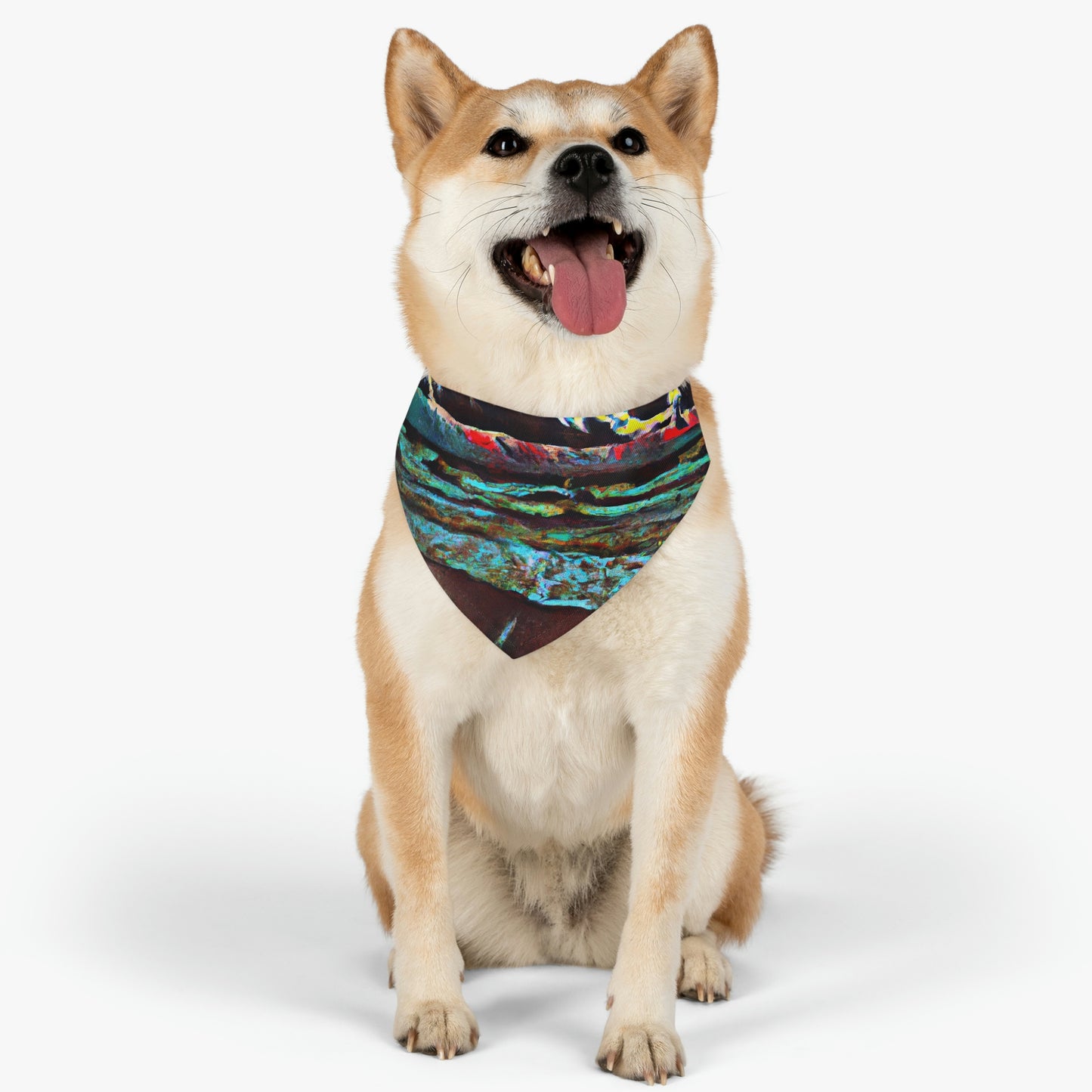 "Dusk at Sea: A Tempestuous Gathering" - The Alien Pet Bandana Collar