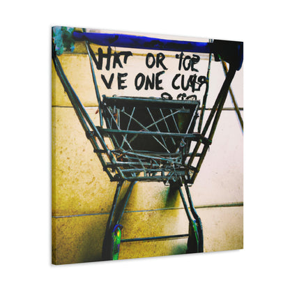 "The Shopping Cart of Hope" - The Alien Canva