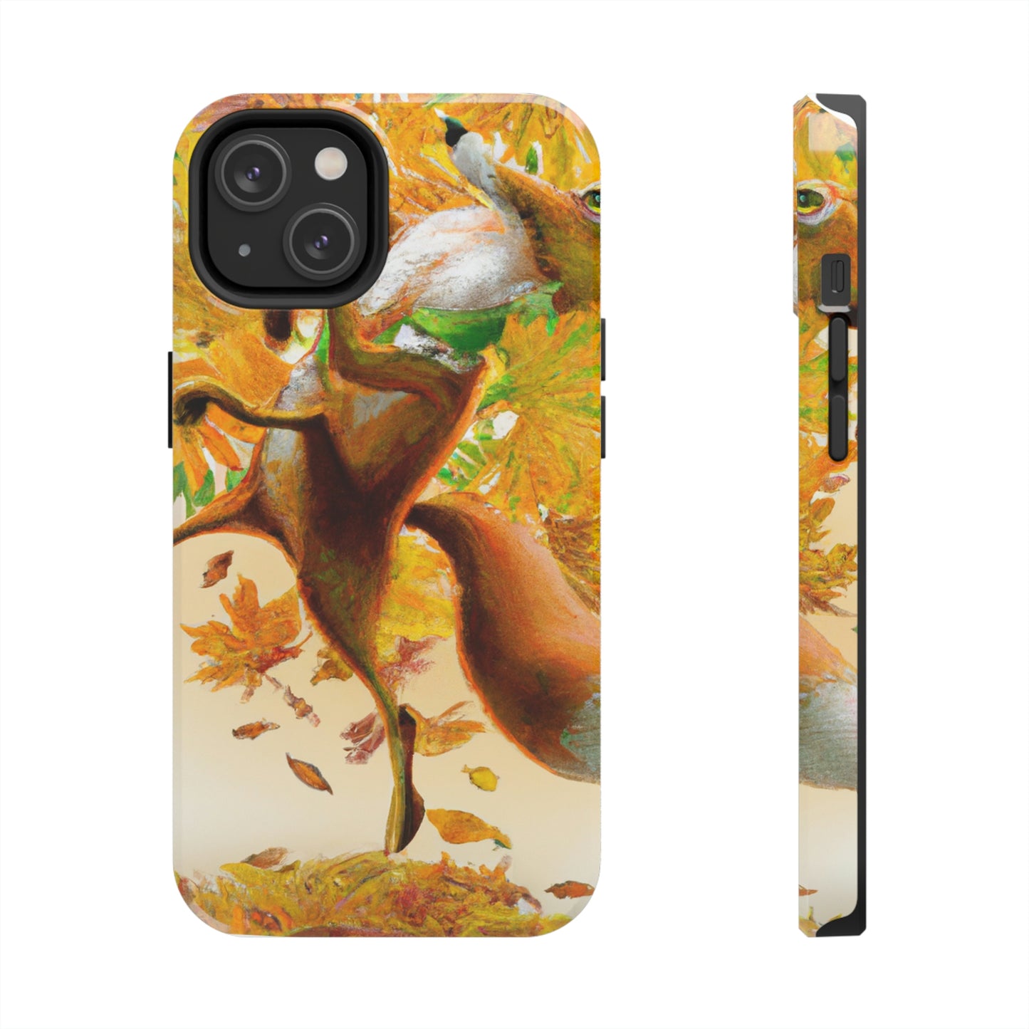 "Autumnal Adventure: A Fox's Mischief" - The Alien Tough Phone Cases