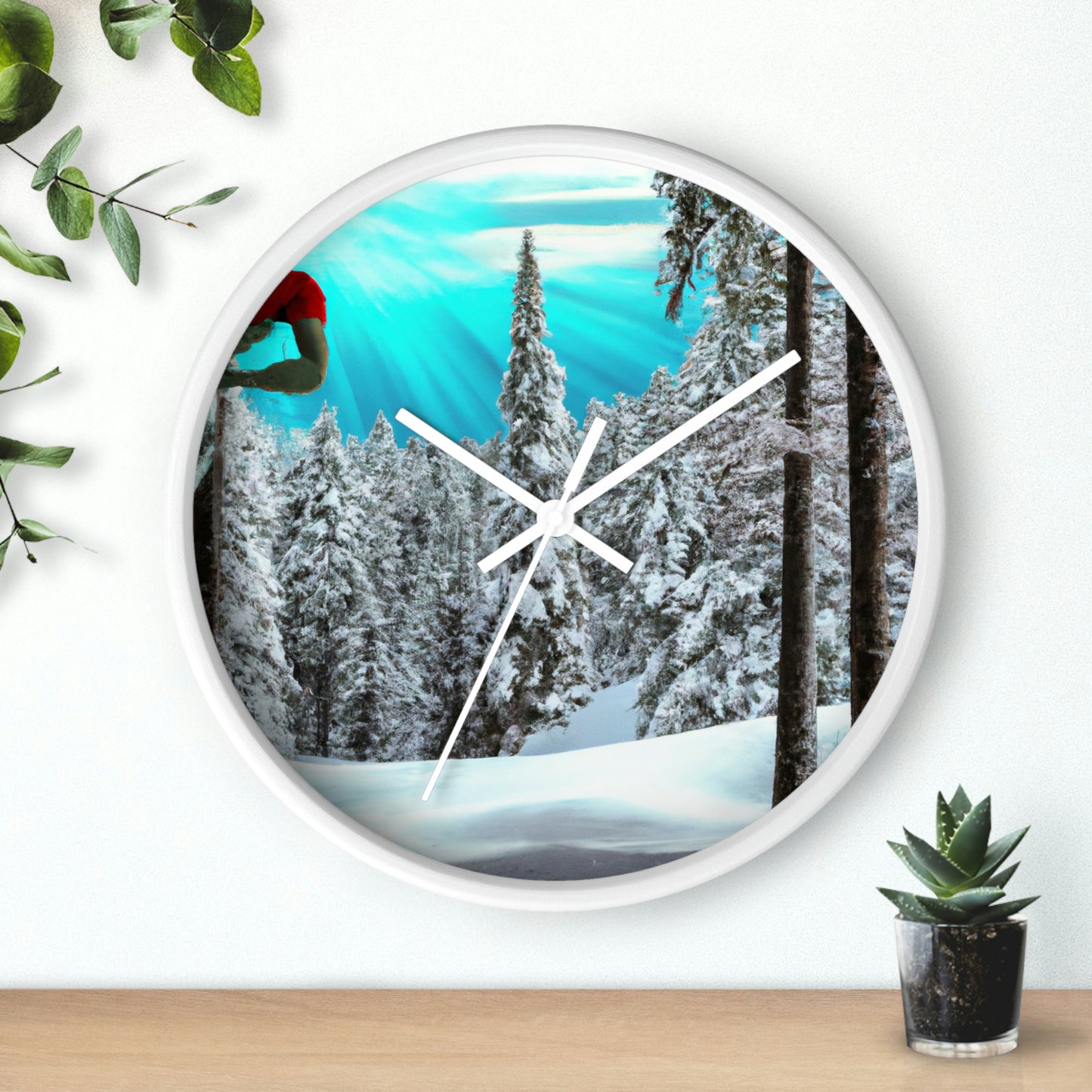 "Frostbitten Hero" - The Alien Wall Clock