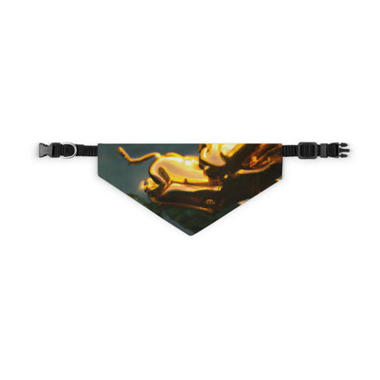 "Absteigender Drache" - Das Alien Pet Bandana Halsband