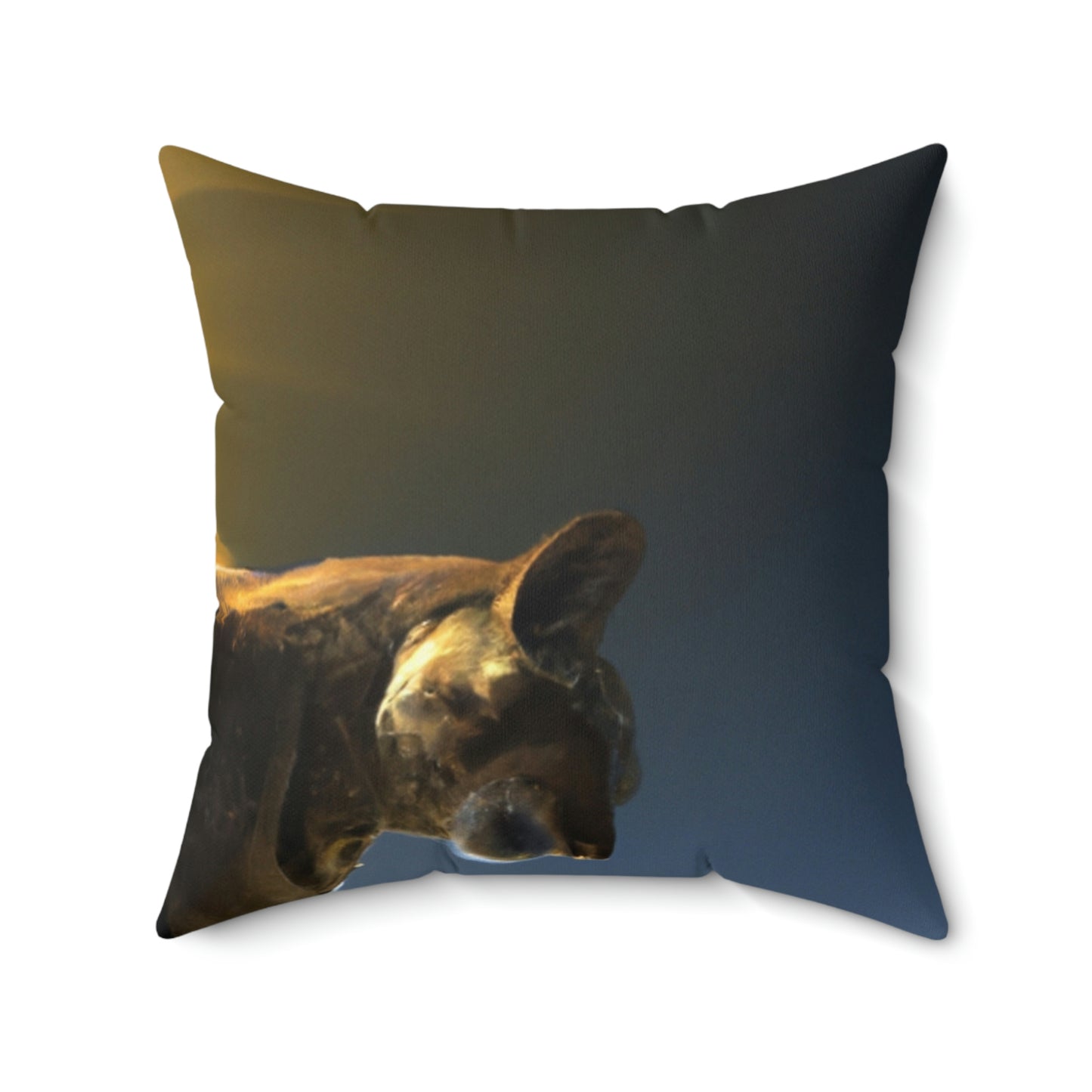 "A Purrfect Sunbeam Moment" - The Alien Square Pillow