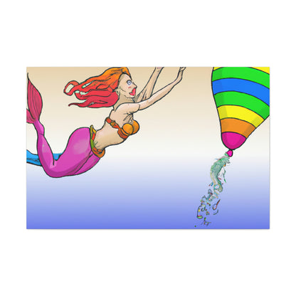 "The Mermaid's Rainbow Chase" - The Alien Canva