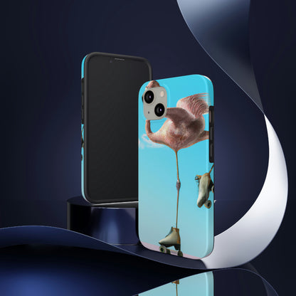 "Flamingo Skates!" - The Alien Tough Phone Cases