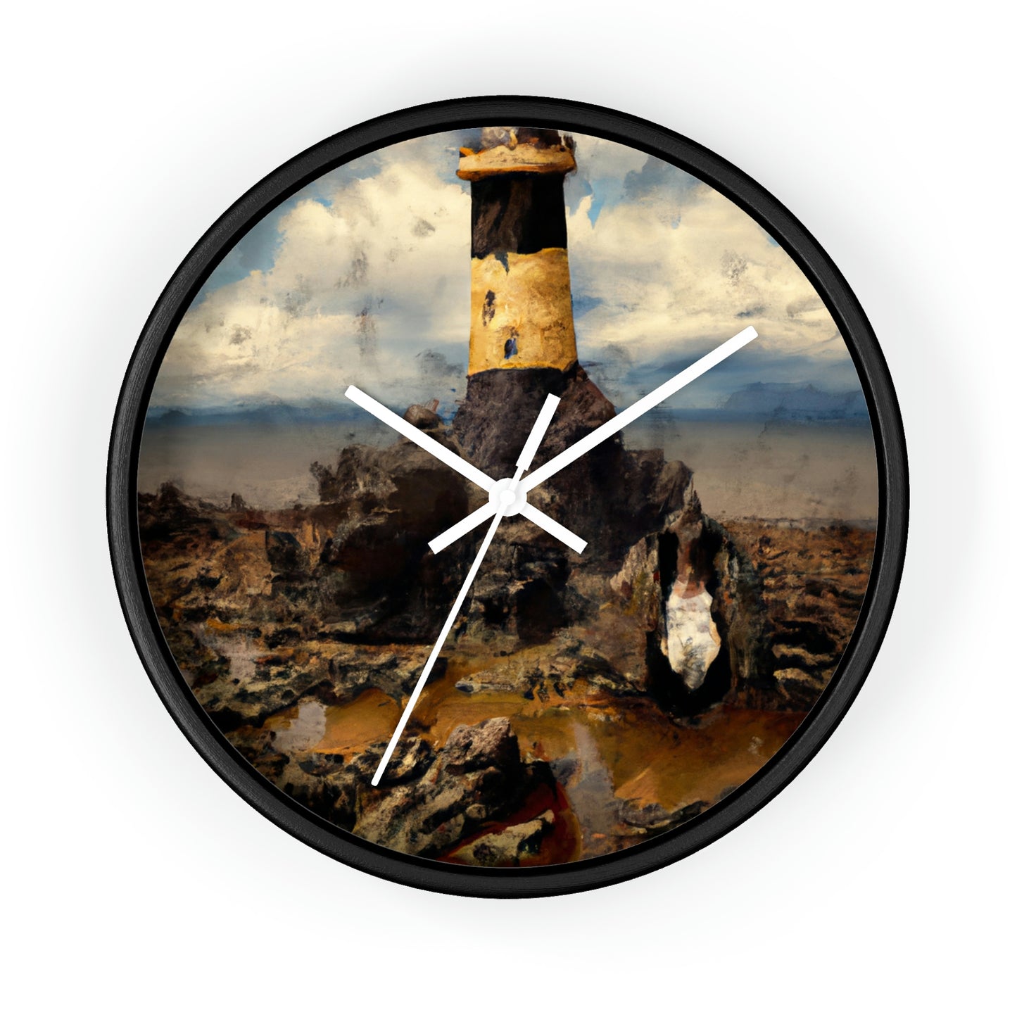 "Lonely Beacon on the Shore" - El reloj de pared alienígena