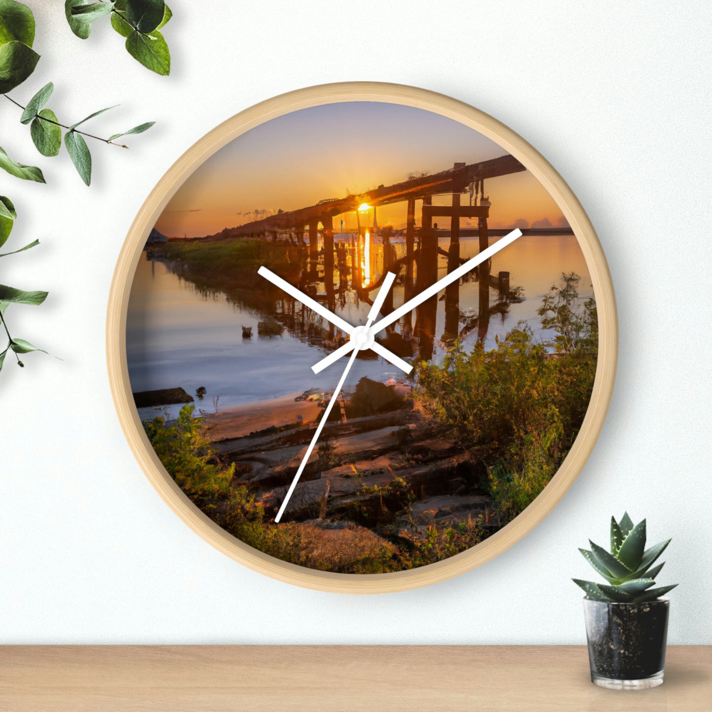 "Eternal Sunrise" - The Alien Wall Clock