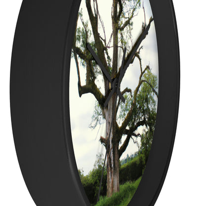 "The Ancient Tree in the Forgotten Meadow" - The Alien Wall Clock