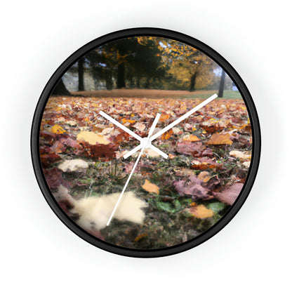 "El misterio olvidado de otoño" - El reloj de pared alienígena