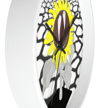 "A Sunflower Withering on a Parched Field" - The Alien Wall Clock