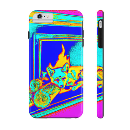 "Fuchs im Feuerschein". - Die Alien Tough Phone Cases