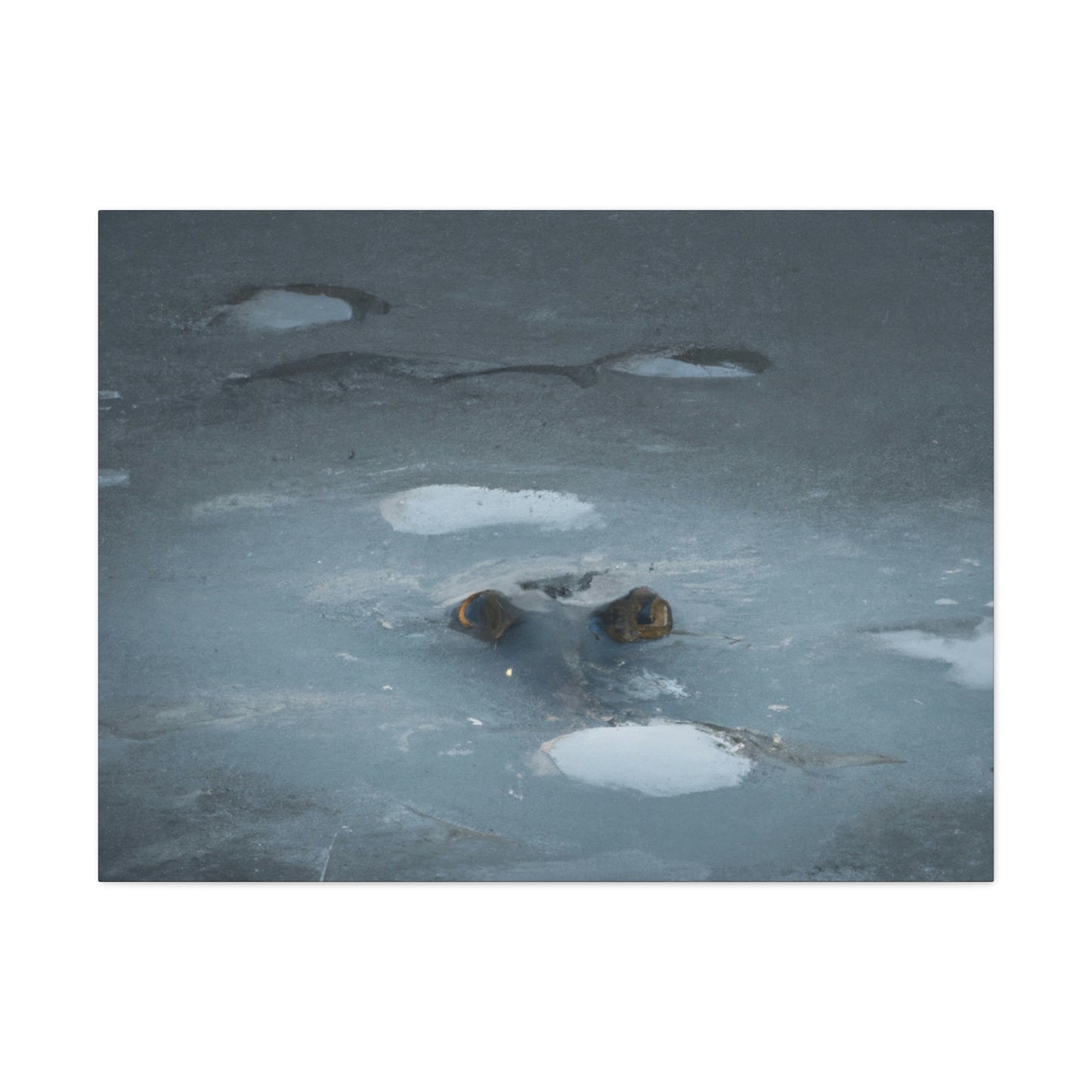 "The Frozen Lake Lurker" - Die Alien-Canva