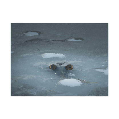 "The Frozen Lake Lurker" - Die Alien-Canva