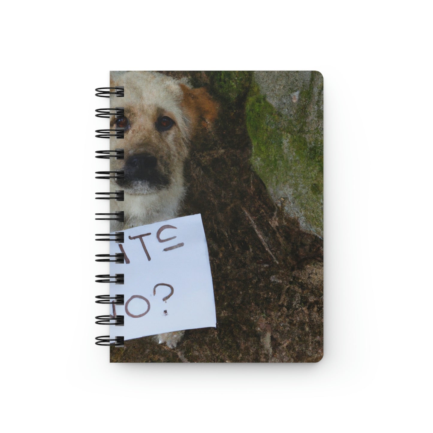 "A Heartbreaking Search: The Lost Dog's Plea for Reunion" - The Alien Spiral Bound Journal