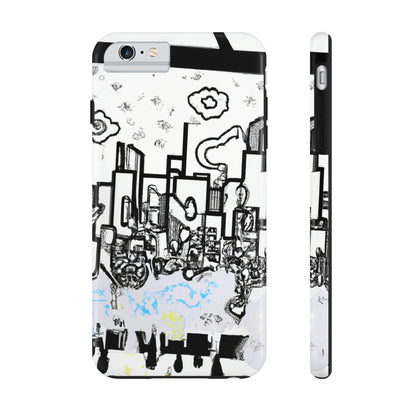 "Ghostly Haze: The Forgotten City". - The Alien Tough Phone Cases