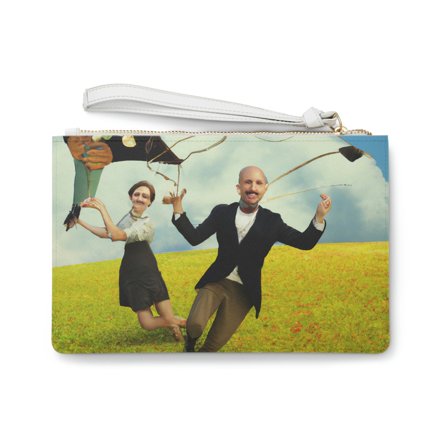 "A Kite Day in the Meadow" - The Alien Clutch Bag