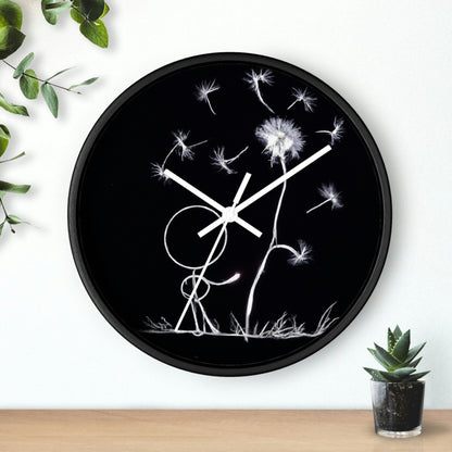 "A Dandelion Flicker in the Midnight Breeze" - The Alien Wall Clock