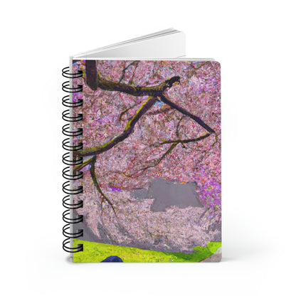 "A Moment of Calm Beneath the Cherry Blossoms" - The Alien Spiral Bound Journal