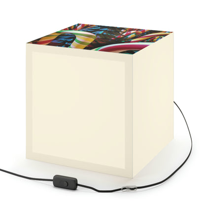 "Candy Cane Wonderland" - Die Alien Light Cube Lampe