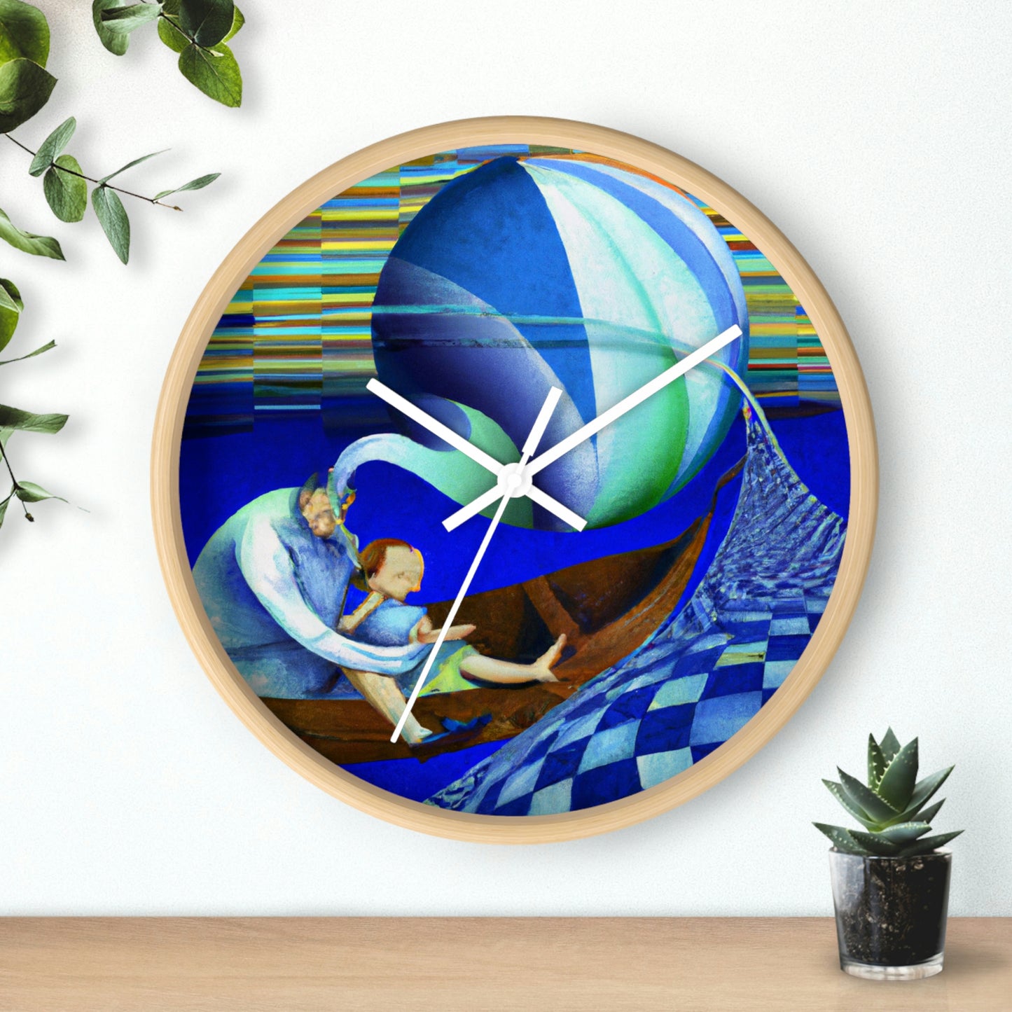 "Drifting: A Father and Son's Voyage Through Life" - The Alien Wall Clock