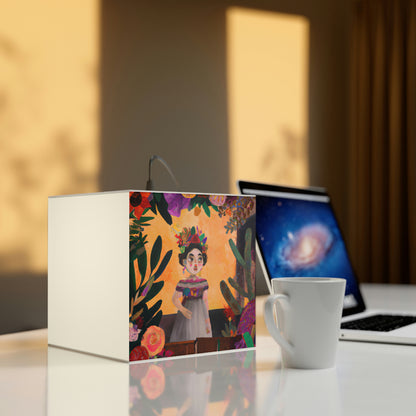 "A Child's Unexpected Enchanted Journey" - The Alien Light Cube Lamp