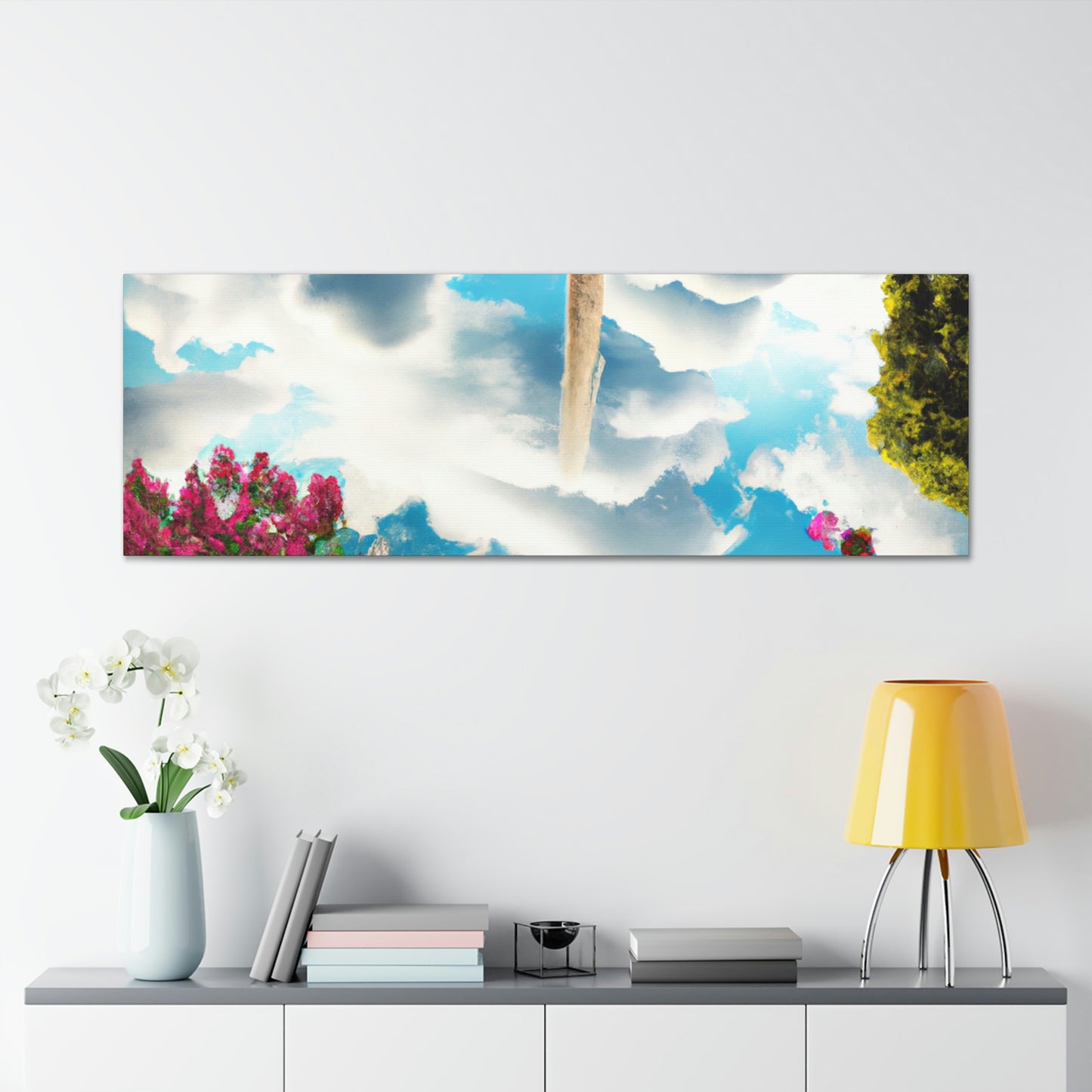 Rainbow Sky Garden - The Alien Canva