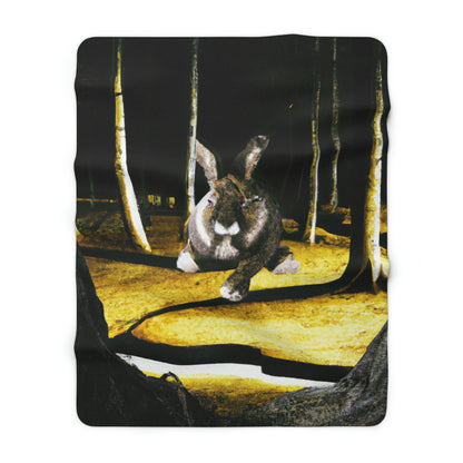 "Lost in the Darkness" - The Alien Sherpa Fleece Blanket