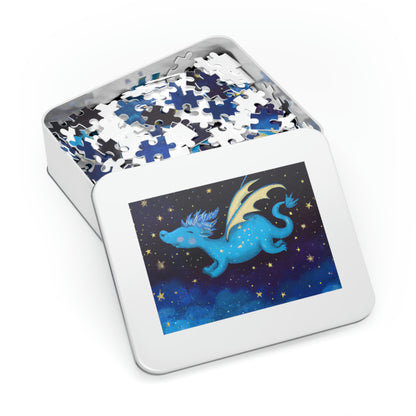 "Drifting Among the Stars: The Story of a Baby Dragon" - The Alien Jigsaw Puzzle