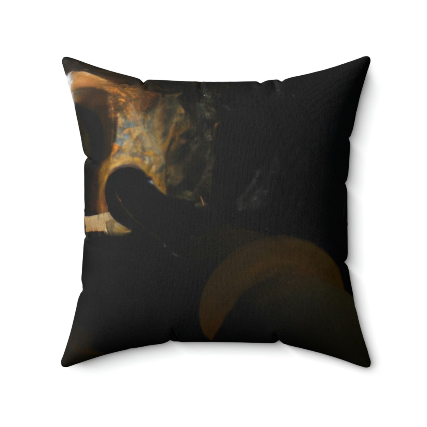 The Mysterious Subterranean Realm - The Alien Square Pillow
