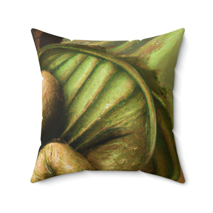 Guardian of the Hidden Door: The Slumbering Dragon - The Alien Square Pillow