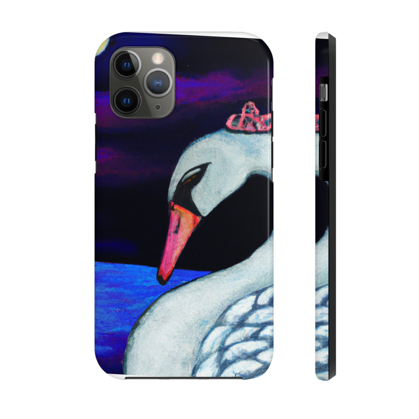 "A Swan's Lament: The Widwed Heavens" - Die Alien Tough Phone Cases