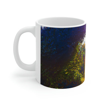 "A Beam of Light on a Forgotten Path" - The Alien Ceramic Mug 11 oz