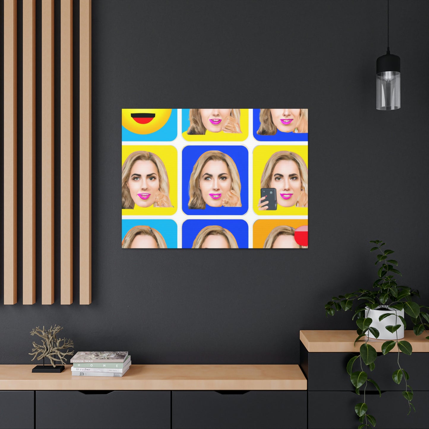 "Emoji-zing a Celebrity: A Pop Art Portrait" - The Alien Canva