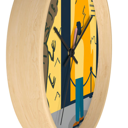 "Escape from the Museum Monster" - The Alien Wall Clock