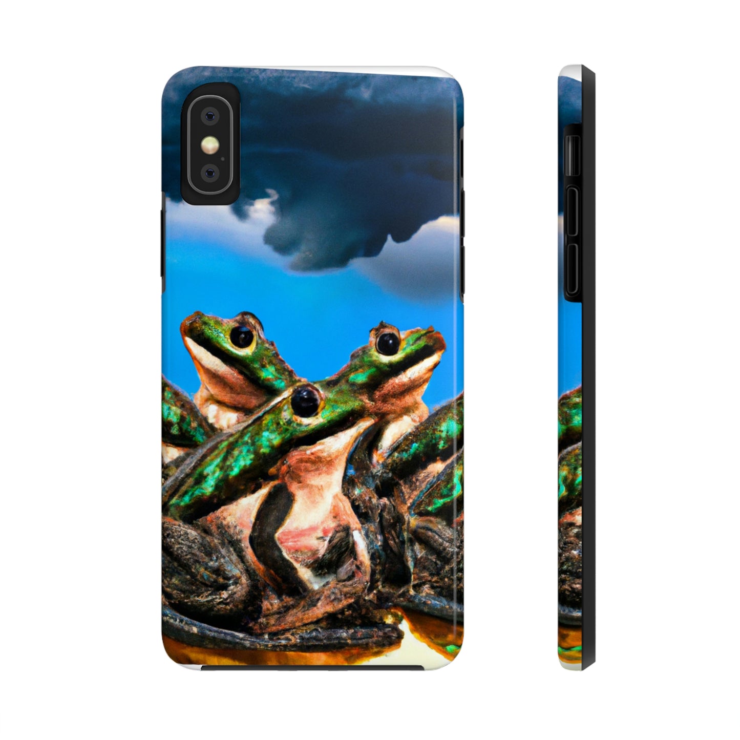 "A Frog Chorus in the Thunderstorm" - The Alien Tough Phone Cases