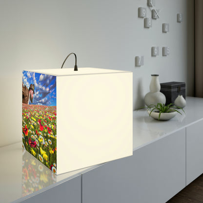 "Eine glückselige Tour durch Blumenpracht" - Die Alien Light Cube Lampe