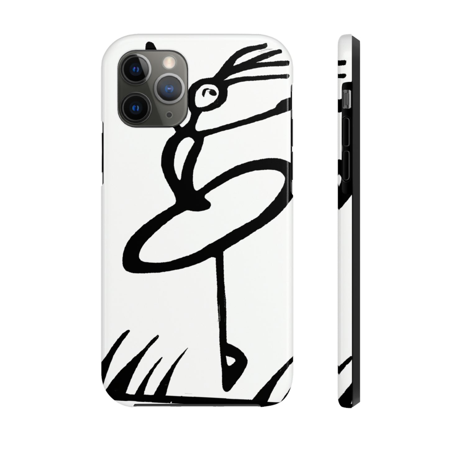 "Ballet on a Blade: A Ballerina's Spin" - The Alien Tough Phone Cases