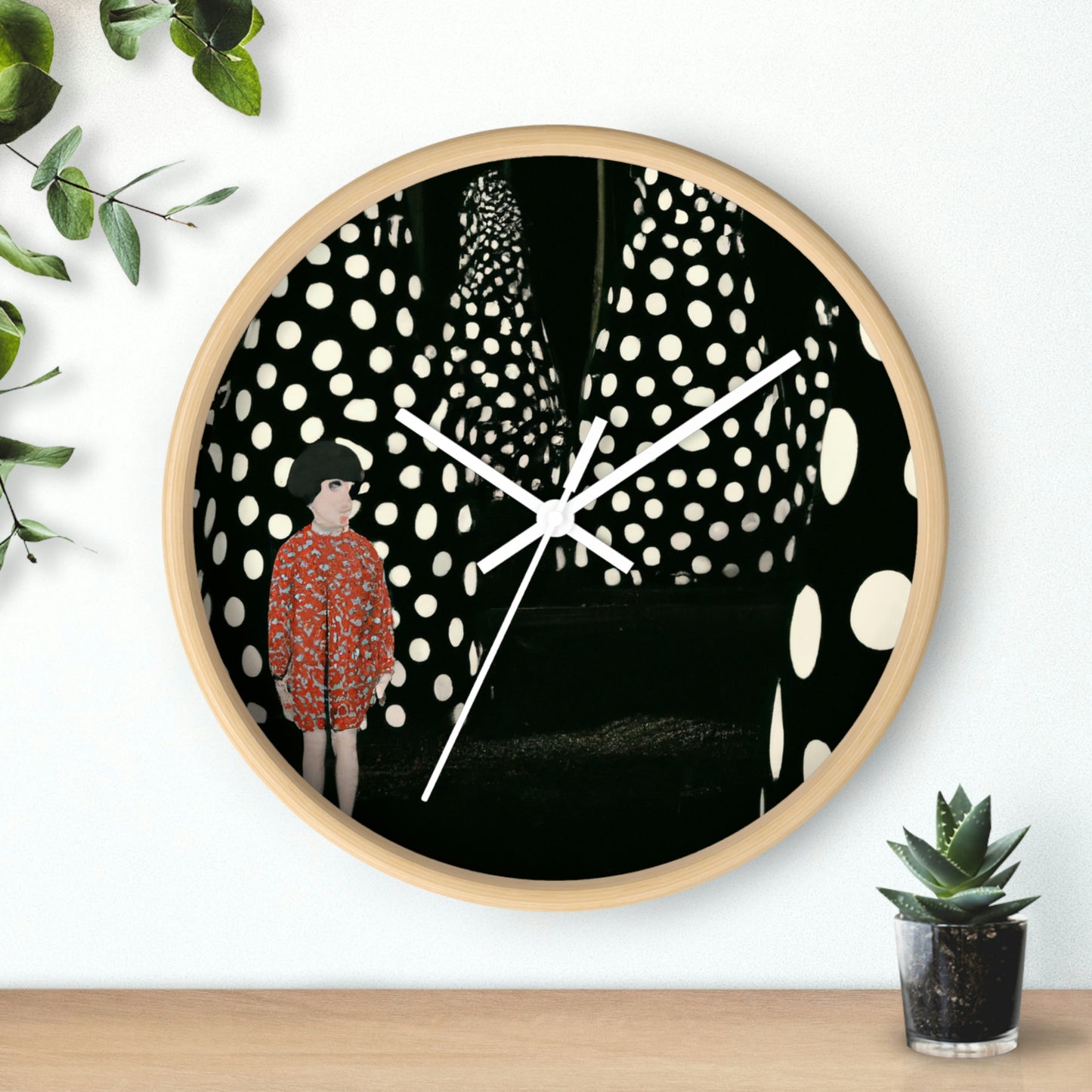 Staring Into The Night Woods - The Alien Wall Clock