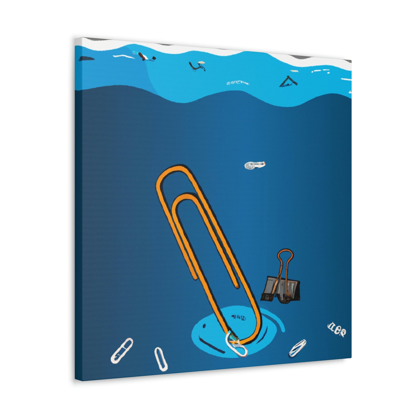 "A Paperclip Against the Tide: Escaping a Sinking Submarine" - The Alien Canva